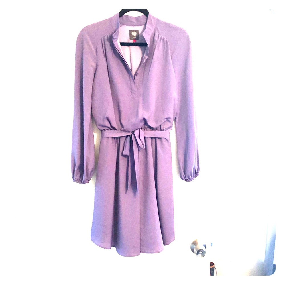 Dress color: lavender